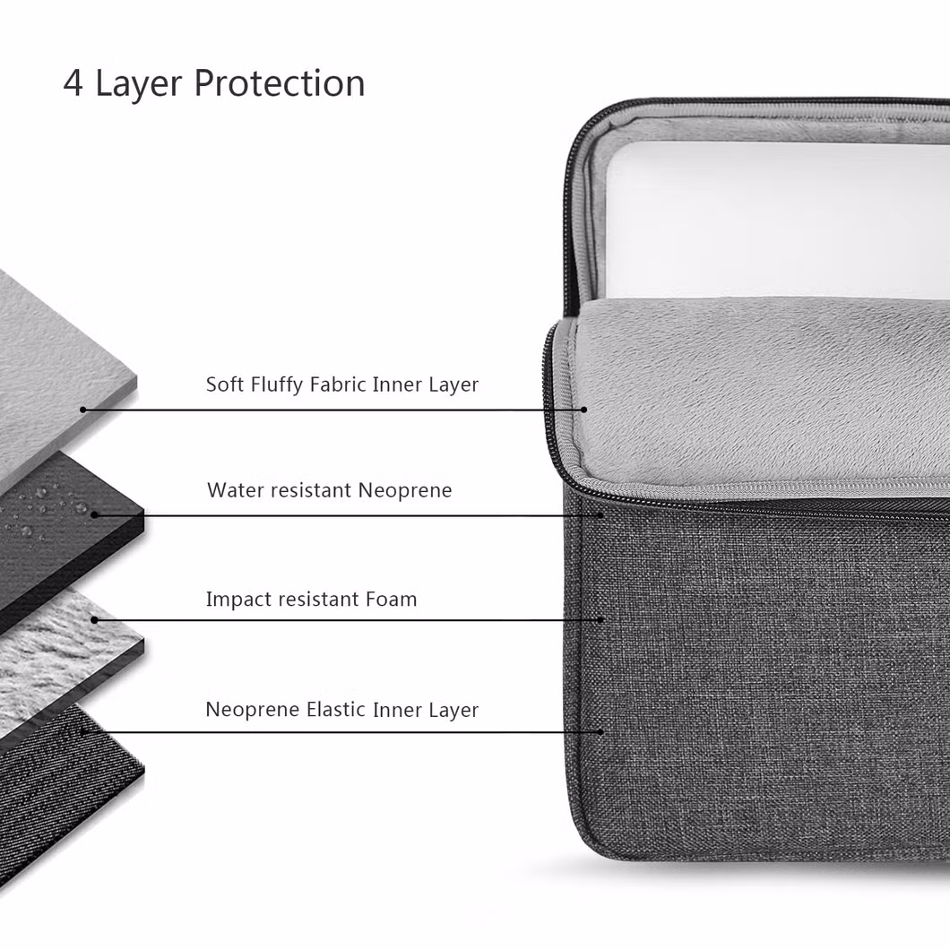 Laptop Case 15.6 Inch Briefcase Military-Grade Protection with Detachable Belt Bag, Compatible All Model of 15-16 Inch MacBook PRO and Most Popular 15.6 Inch No