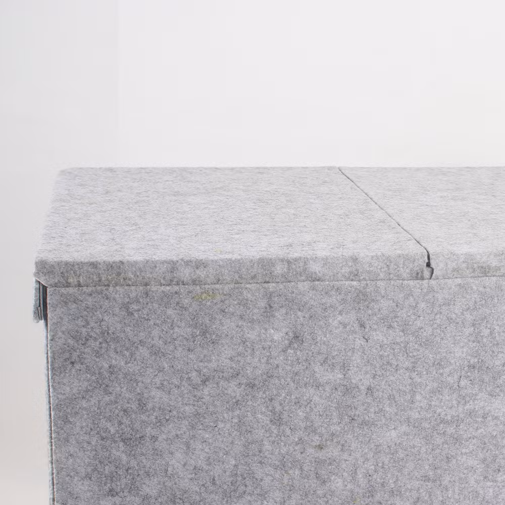 Multi Colors Thermoformed Fabrics Recycled Pet Plastic Felt Storage Containers for Hair Products