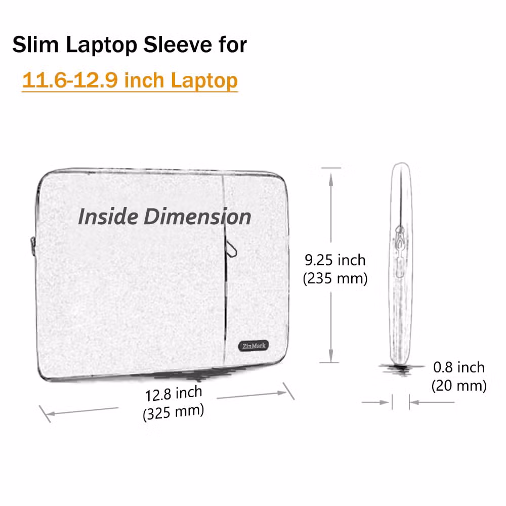Laptop Case 15.6 Inch Briefcase Military-Grade Protection with Detachable Belt Bag, Compatible All Model of 15-16 Inch MacBook PRO and Most Popular 15.6 Inch No