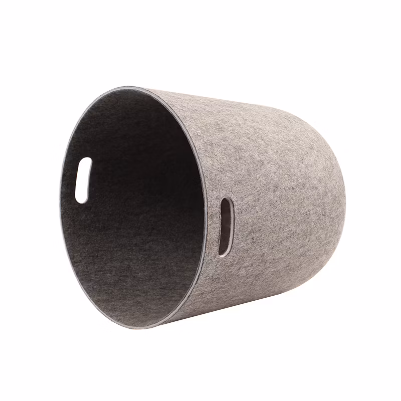 Multipurpose Plastic Bottles Recycled Felt Nonwoven Kids Toys Storage Laundry Baskets Large Storage Containers