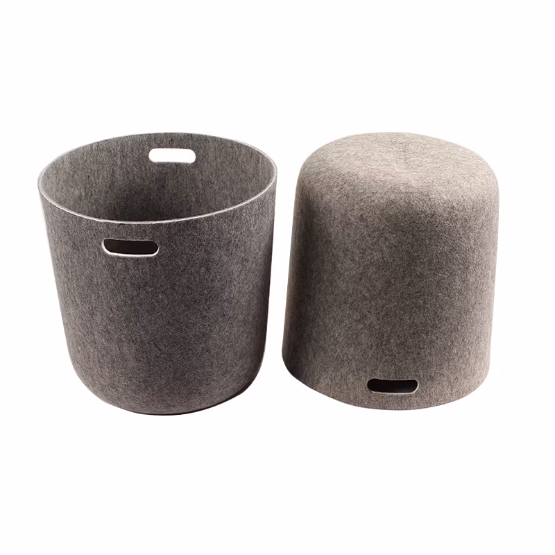 Multipurpose Plastic Bottles Recycled Felt Nonwoven Kids Toys Storage Laundry Baskets Large Storage Containers