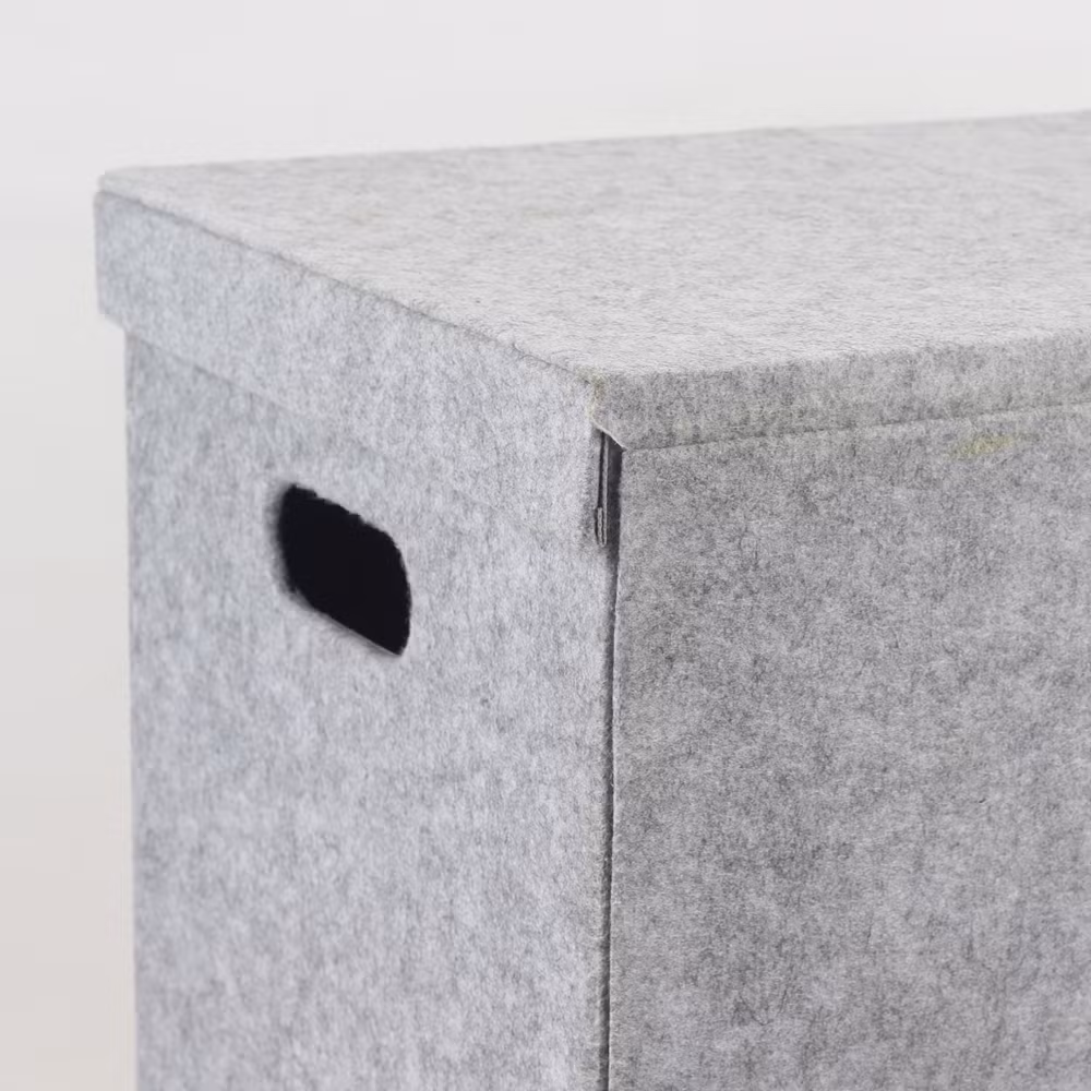 Multi Colors Thermoformed Fabrics Recycled Pet Plastic Felt Storage Containers for Hair Products