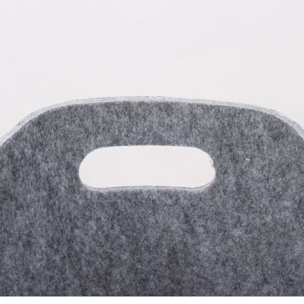 Non Woven Recycled Pet Fiber Felt Cut Colorful Toys Storage Food Storage Baskets for Home and Store Woven Felt Storage Basket