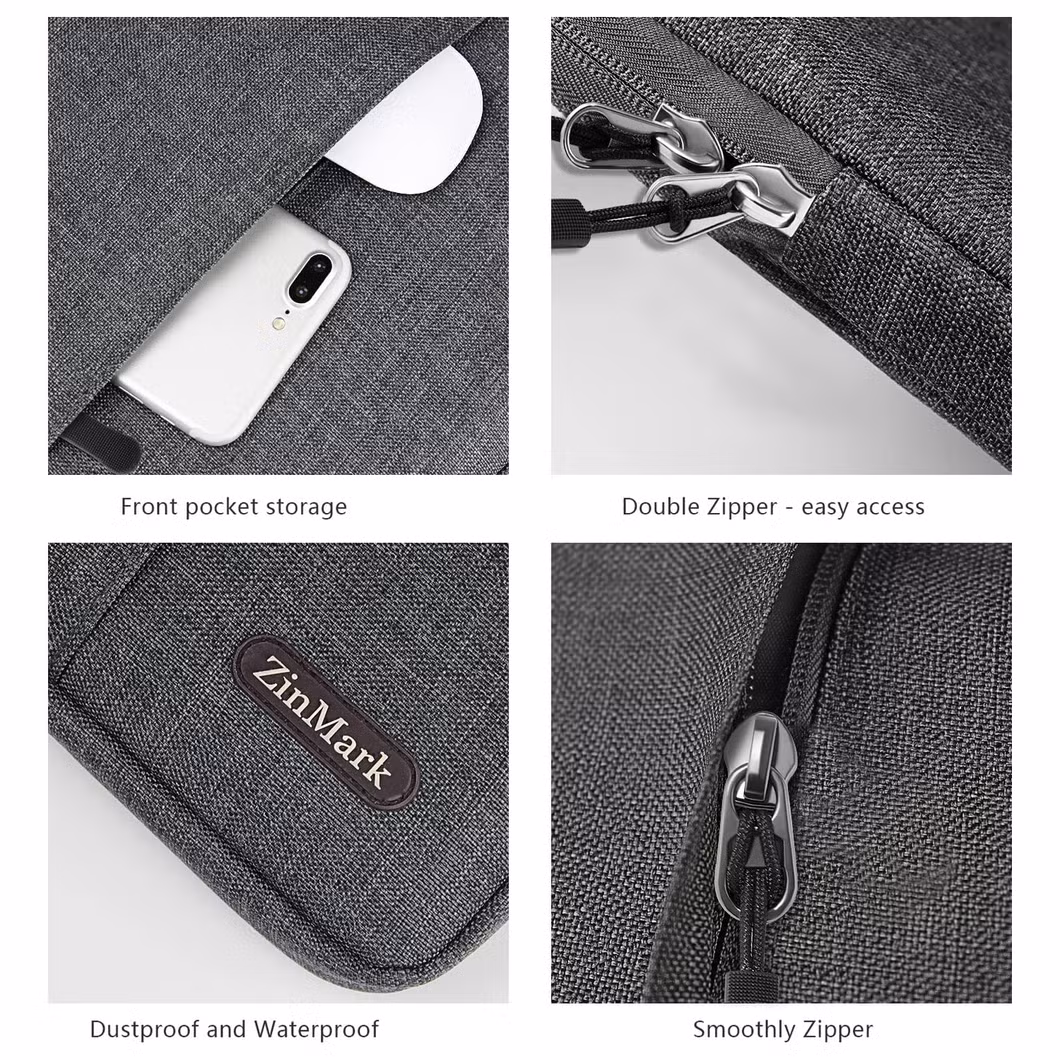 Laptop Case 15.6 Inch Briefcase Military-Grade Protection with Detachable Belt Bag, Compatible All Model of 15-16 Inch MacBook PRO and Most Popular 15.6 Inch No