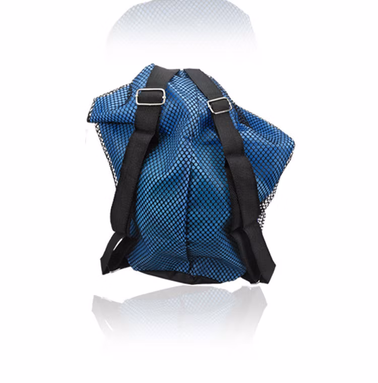 Basketball Bag Training Bag Mesh Bag Backpack Football Bag Drawstring Pocket Fitness Sports Bucket Bag