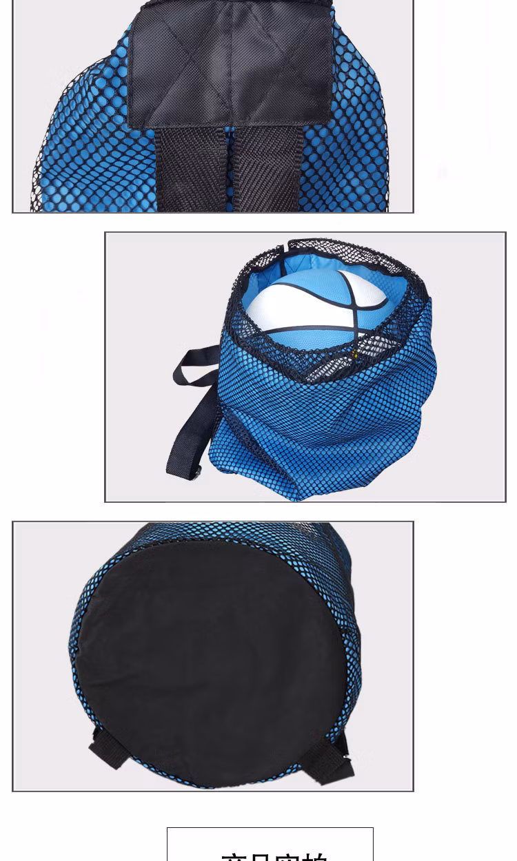Basketball Bag Training Bag Mesh Bag Backpack Football Bag Drawstring Pocket Fitness Sports Bucket Bag