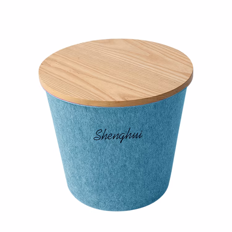 Large Felt Woven Storage Basket Set China Supplier Eco-Friendly Material Laundry Baskets Shoe Clothing Storage