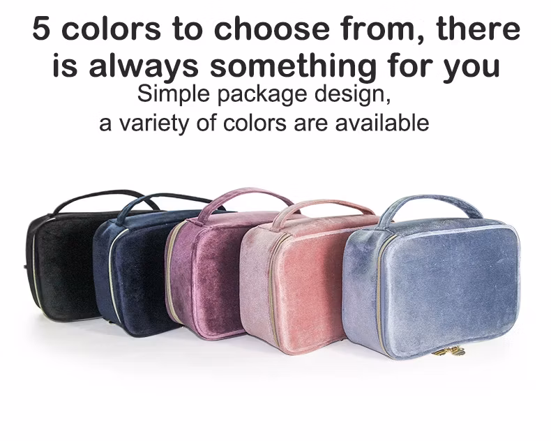 High Quality Wholesale PU Brush Set Zipper Travel Cosmetic Makeup Case