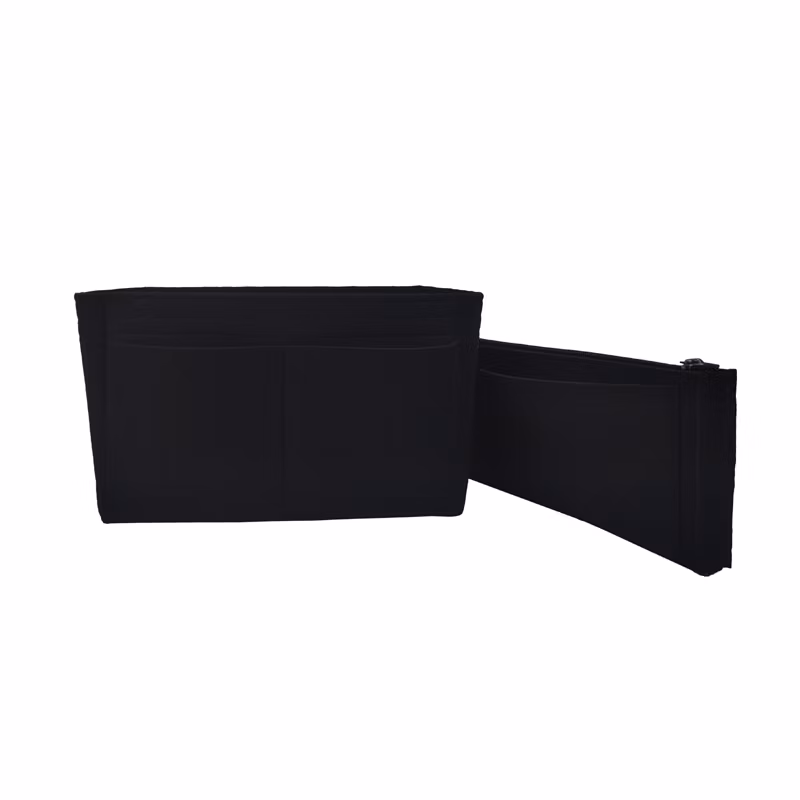 OEM ODM Felt Bag Organizer Insert Multi-Pocket Handbag for Cosmetic Makeup Felt Bag Organizer
