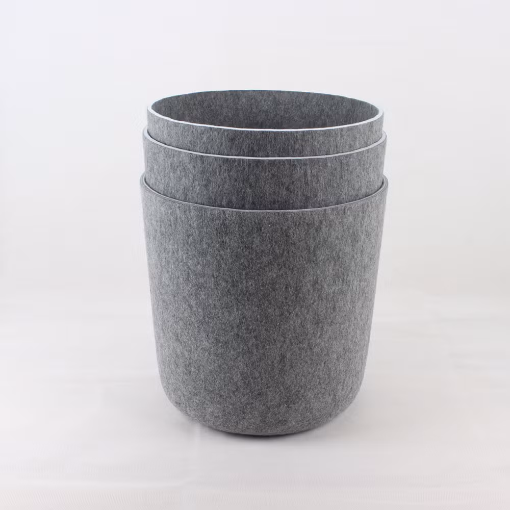 Household Good Quality Small Size Recyclable Pet Felt Thermoforming Felt Furniture Storage Containers for Home