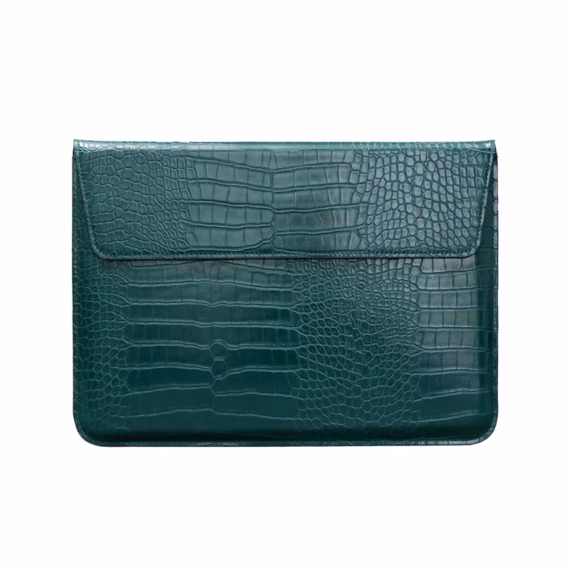 Sh2031 11/13/15 Inch Crocodile Envelope Clutch Bag Luxury Custom Universal PRO iPad Tablet Laptop Sleeve Case Leather