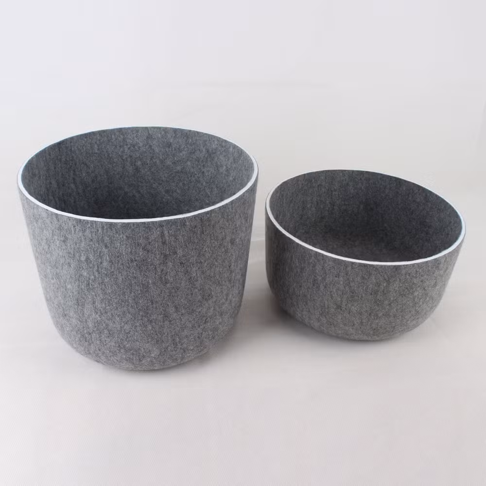 Household Good Quality Small Size Recyclable Pet Felt Thermoforming Felt Furniture Storage Containers for Home