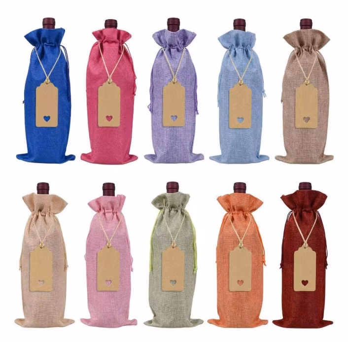 Custom Vegan Faux Leather Wine Bottle Carrier Bag Fashion Wine Holder Tote Wine Bag Gift