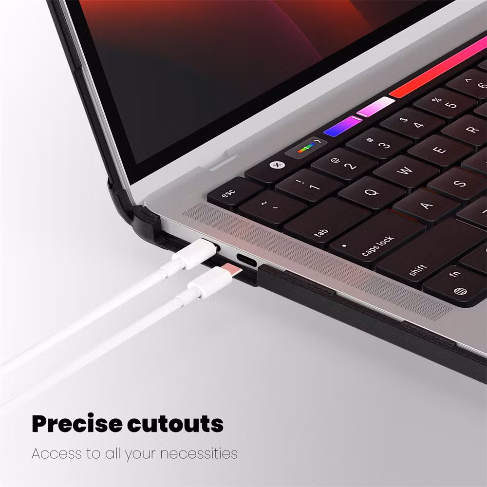 Full Protection Slim Hybrid Hard Matte PC Shockproof Case for MacBook PRO 13 A2338 M1/M2 A2289 A2251