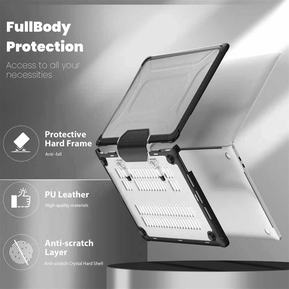 Full Protection Slim Hybrid Hard Matte PC Shockproof Case for MacBook PRO 13 A2338 M1/M2 A2289 A2251