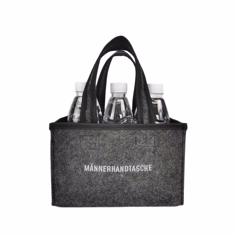 Wholesale Reusable Felt Bottle Wine Bag Felt Wine Bottle Bag Gift