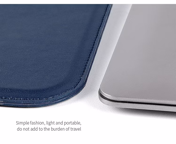 PU Leather Holder Laptop Sleeve Case for Laptop Stand Cover Portable Notebook Protector Bag
