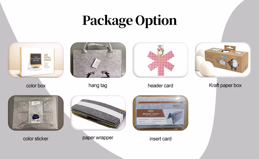 OEM ODM Felt Bag Organizer Insert Multi-Pocket Handbag for Cosmetic Makeup Felt Bag Organizer