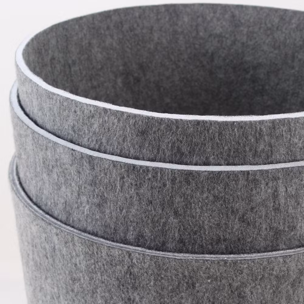 Household Good Quality Small Size Recyclable Pet Felt Thermoforming Felt Furniture Storage Containers for Home