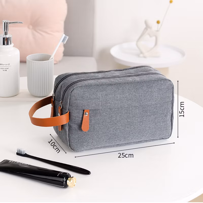 Double Layer Travel Portable Electronic Gadget Cable Organizer Digital Storage Bag HDD Powerbank Case Organizer