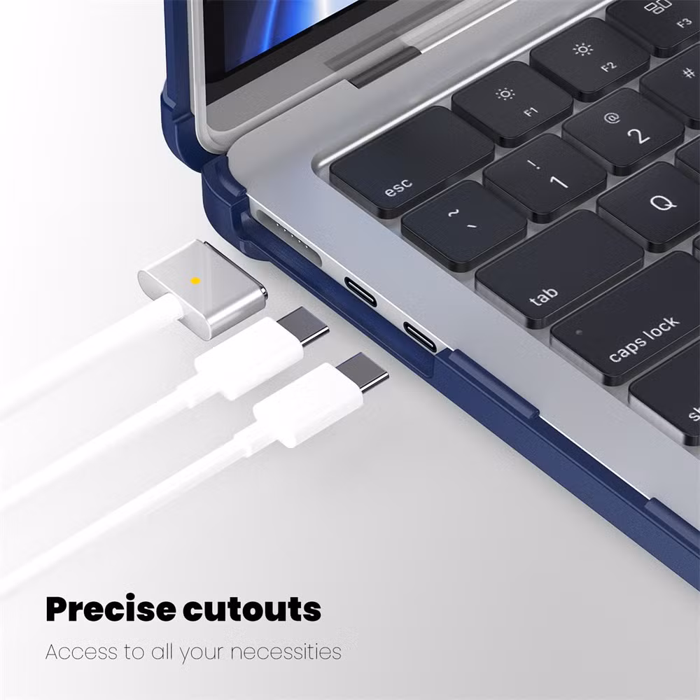 Clear Full Protection Slim Shockproof Hard Matte PC Case for MacBook Air 13.6 M2 A2681 2022
