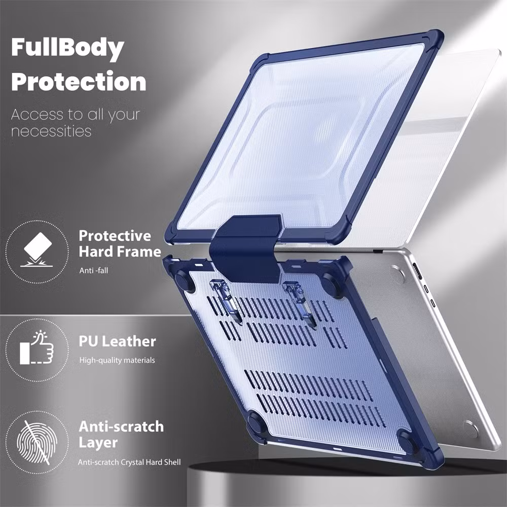 Clear Full Protection Slim Shockproof Hard Matte PC Case for MacBook Air 13.6 M2 A2681 2022