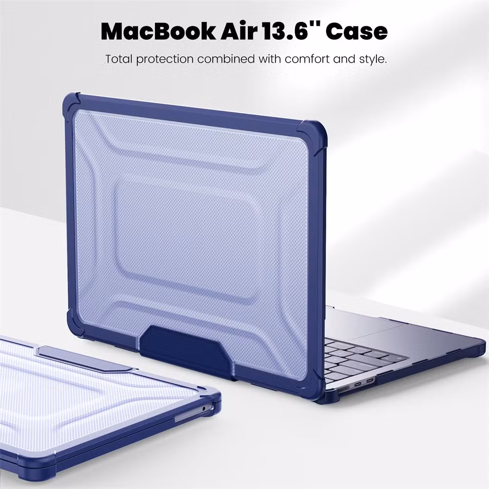 Clear Full Protection Slim Shockproof Hard Matte PC Case for MacBook Air 13.6 M2 A2681 2022