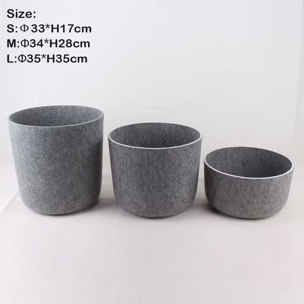 Household Good Quality Small Size Recyclable Pet Felt Thermoforming Felt Furniture Storage Containers for Home