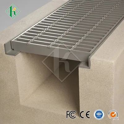 Kaiheng Galvanised <a href='/steel-bar-grating/'>Steel Bar Grating</a> Fabricators Trench Cover Hot DIP Galvanized <a href='/steel-grating/'>Steel Grating</a> China Trench Drain Galvanized Grates