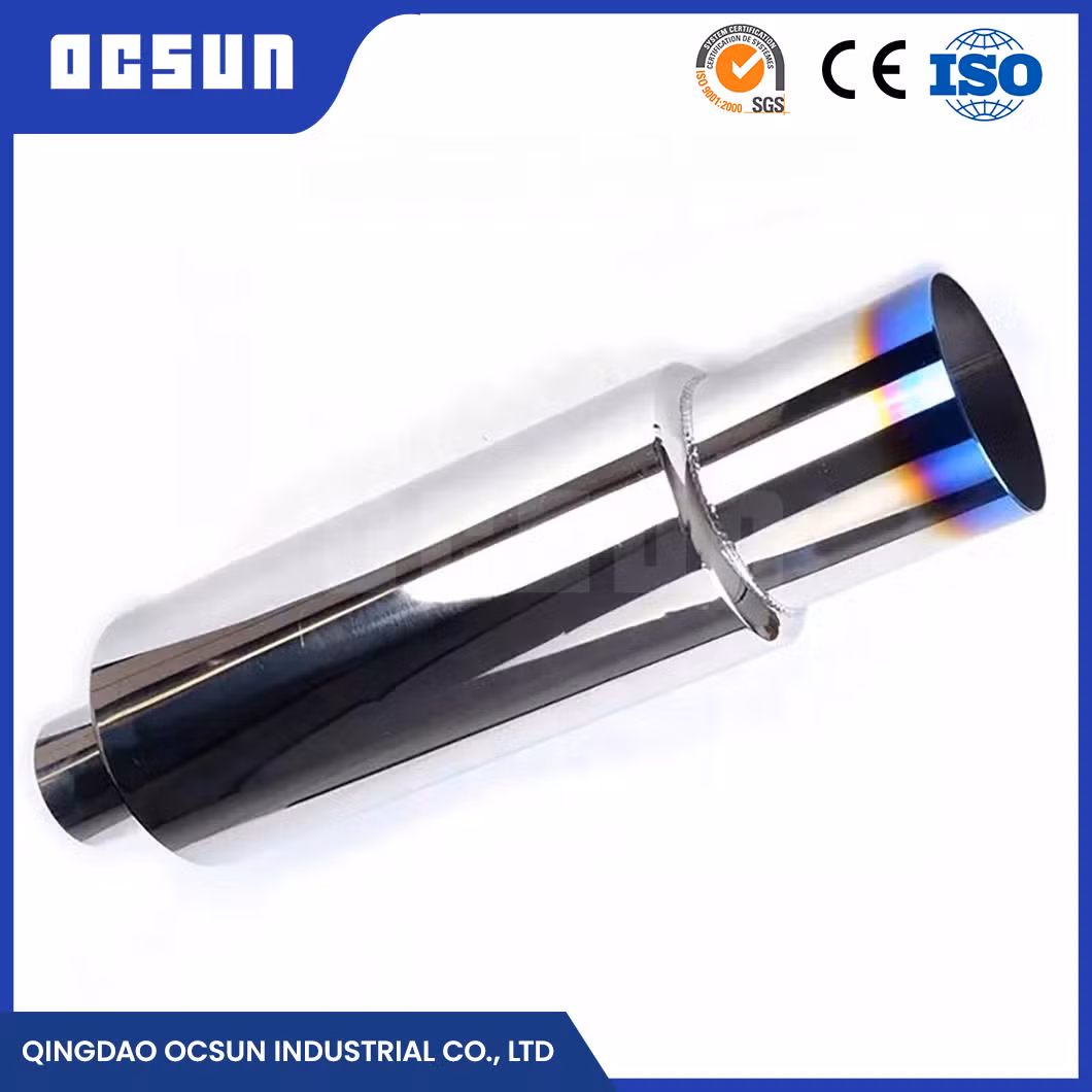 Ocsun Muffler Silencer/Throttle Valve Silencer/Exhaust Fan Silencer/Exhaust Tip Silencer/Exhaust Flexible Mufflers/Automobile Exhaust Glasspack Muffler Silencer