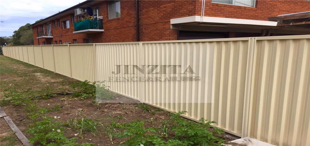 Colorbond Corrugated Steel Fence Privacy Steel Sheet Metal Iron Colorbond Hoarding Fencing Garden Fence Panel