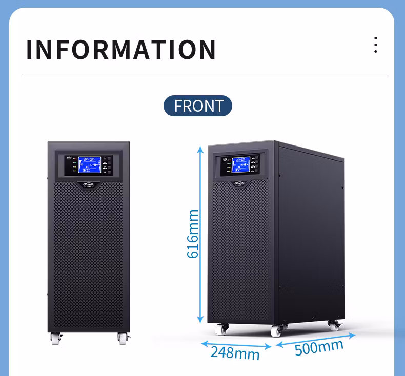 Wholesale Emergency Power Online UPS for Cell Towers Power Supply UPS 6kVA 10kVA