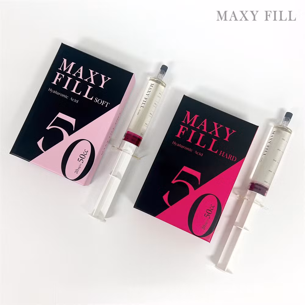 Maxy Fill Syringe 50cc Breast Implant Buttocks Enlargement Injectable Cross-Linked Hyaluronic Acid 50cc