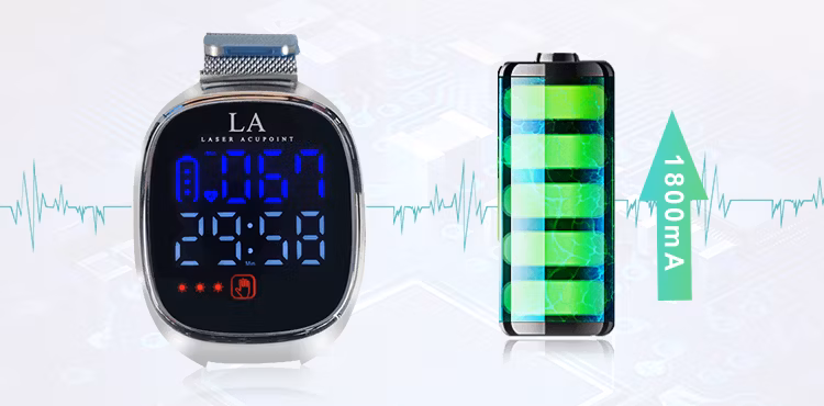Laser Acupuncture Treatment Therapeutic Health Therapy Wrist Smart Watch