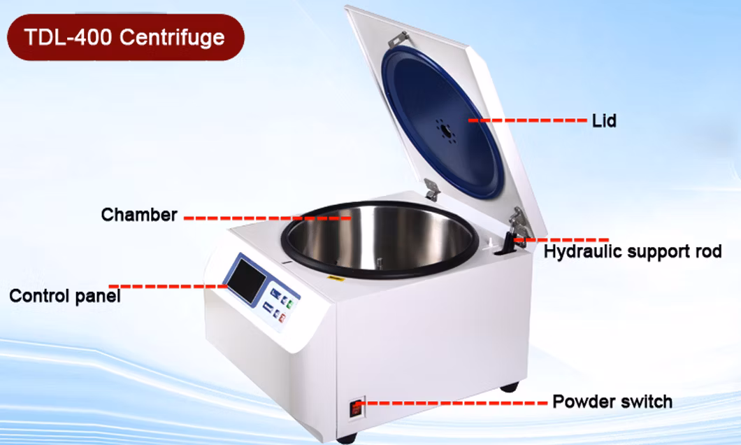 Samy 4000rpm Lab Medical Equipment Tabletop Laboratory Medical Low Speed Centrifuge
