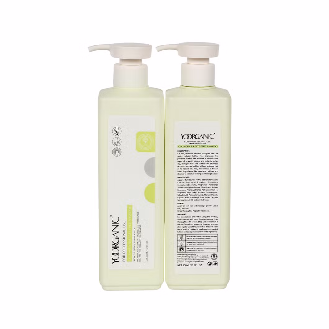 Hot Sale Private Label Hair Shampoo and Conditioner Mild Formulation Moisturizing Damaged Hair Smooth Shine