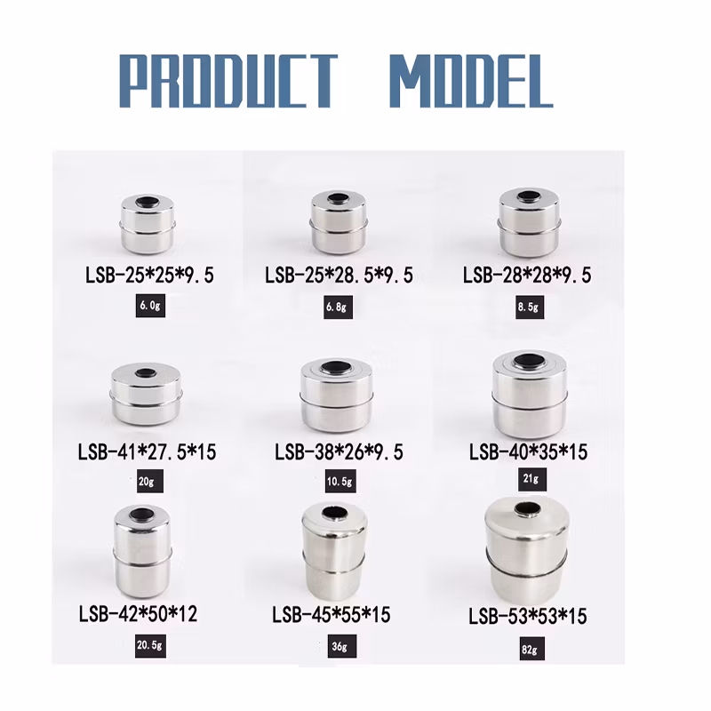 Cylindrical Stainless Steel Magnetic Float Ball for Level Switch Water