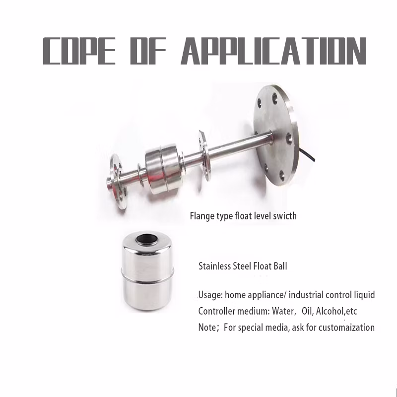 Cylindrical Stainless Steel Magnetic Float Ball for Level Switch Water