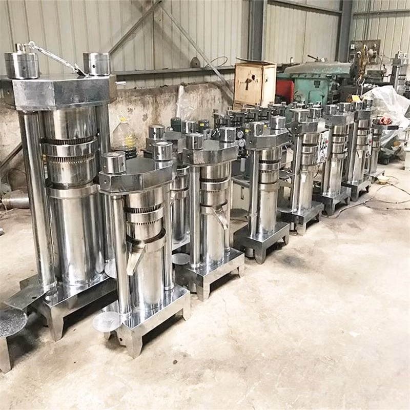Hydraulic Cold Press Cocoa Butter Walnut Sesame Peanut Avocado Oil Press Processing Machine