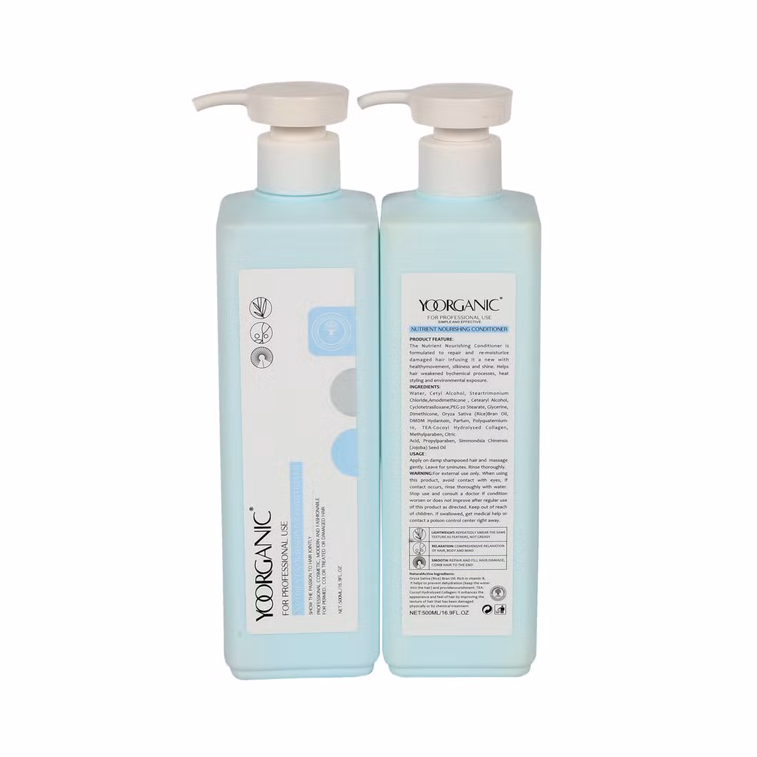 Hot Sale Private Label Hair Shampoo and Conditioner Mild Formulation Moisturizing Damaged Hair Smooth Shine