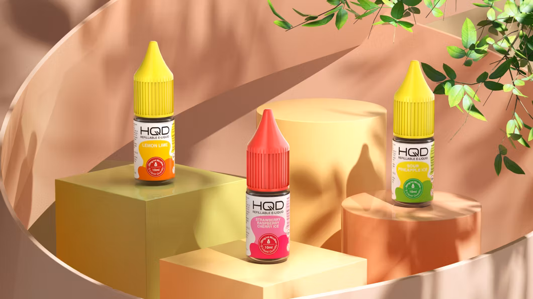 Fruity Taste Tpd 10ml Plastic Bottle Vaping Vape Liquid Fruit Flavors 0mg 18mg 20mg Nicotine Salt E-Juice Disposable Vapes Vapers for Europe Euwarehouse