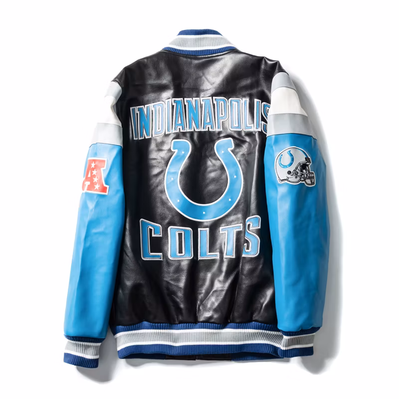 Multi Color Faux Vintage Style Leather Motorcycle Racing Car Jacket