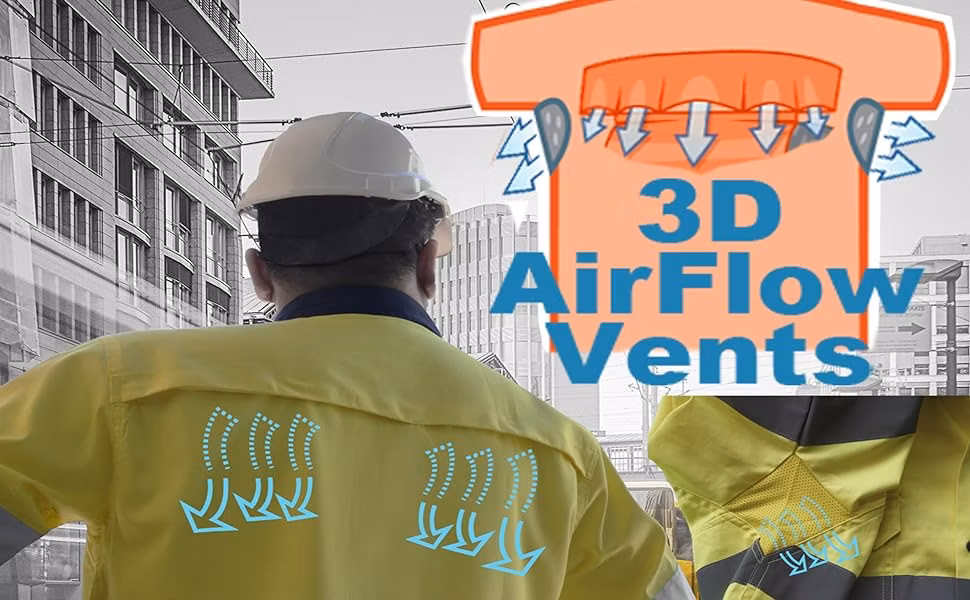 China Cheap Breathable Pink Orange Cotton Safety Reflective Shirts for Women