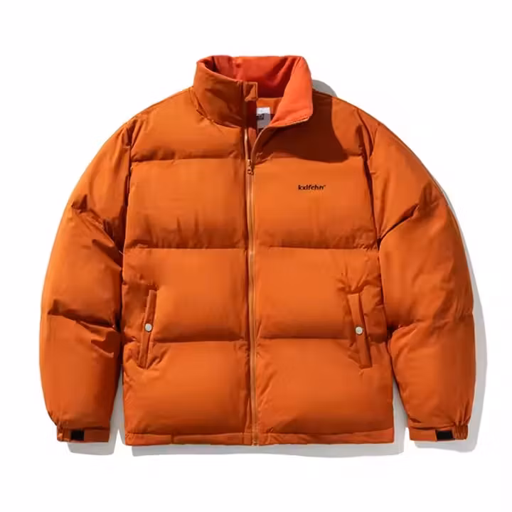 Customized Printing Logo Winter Thick 100% Goose Down Jackets Cotton Unisex Coat Men&prime;s Plain Down Puffer Jacket