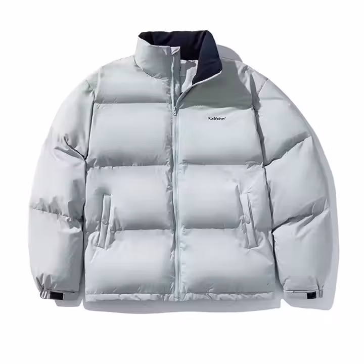 Customized Printing Logo Winter Thick 100% Goose Down Jackets Cotton Unisex Coat Men&prime;s Plain Down Puffer Jacket