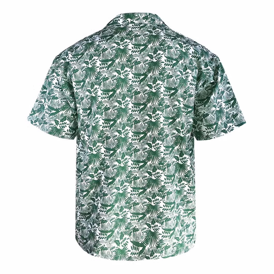 Summer Men&prime; S Custom Short Sleeves Print Aloha Hawaiian Casual Shirt