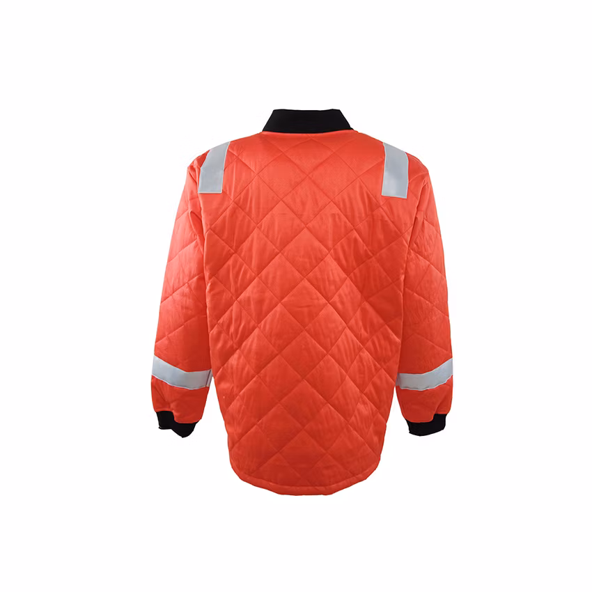PPE Supplier En11612 Red High Quality Fire Flame Retardant Reflective Warm Winter Fr Safety Work Labor Jackets