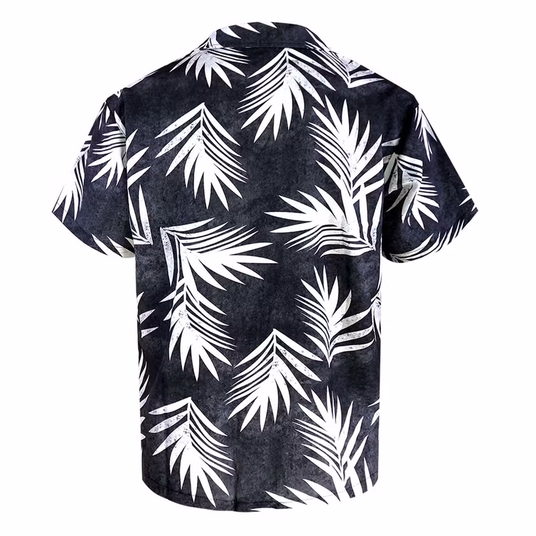Summer Men&prime; S Custom Short Sleeves Print Aloha Hawaiian Casual Shirt