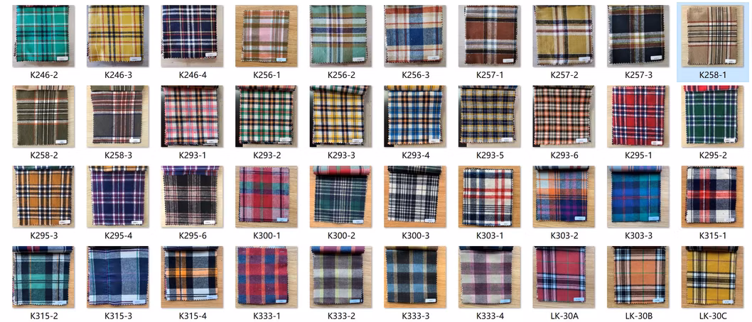 Wholesale Purple Black Plaid Long Sleeve Flannel Shirt Custom Logo Color Flannel Shirts for Men