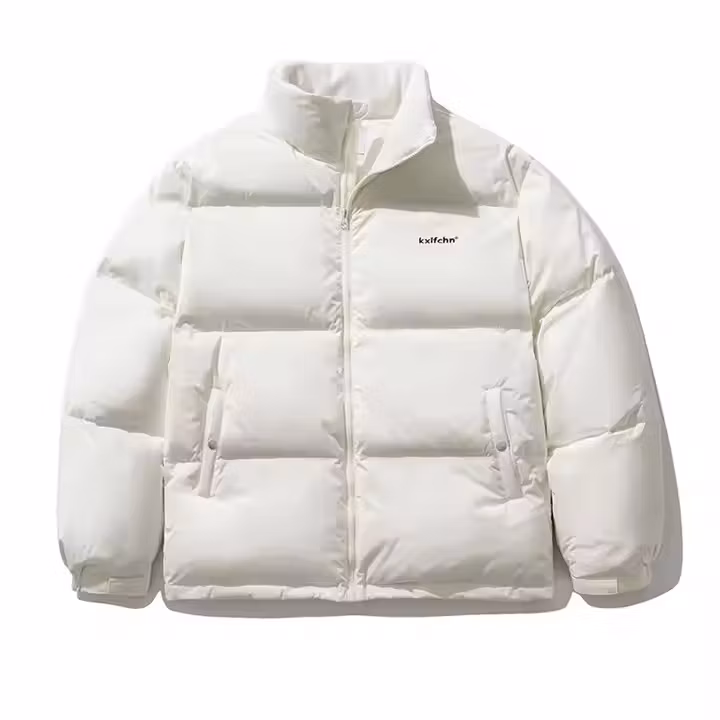Customized Printing Logo Winter Thick 100% Goose Down Jackets Cotton Unisex Coat Men&prime;s Plain Down Puffer Jacket